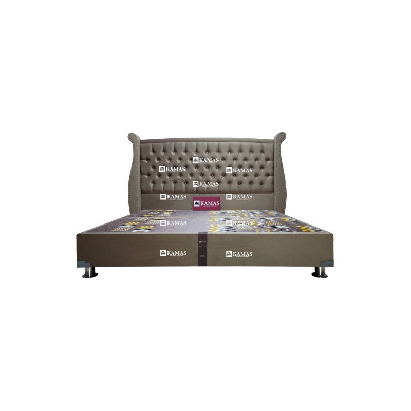 CAMA BOX AMERICANO QUEEN CON CAJONES + CABECERA SERHORSE| Homesleep.pe