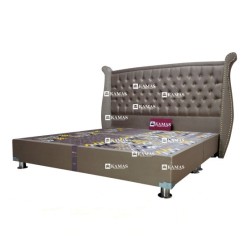 CAMA BOX AMERICANO QUEEN CON CAJONES + CABECERA SERHORSE| Homesleep.pe