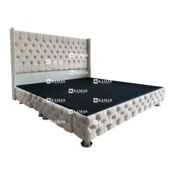 CAMA BOX EUROPEO QUEEN CON CAJONES + CABECERA PEDESTAL | Homesleep.pe