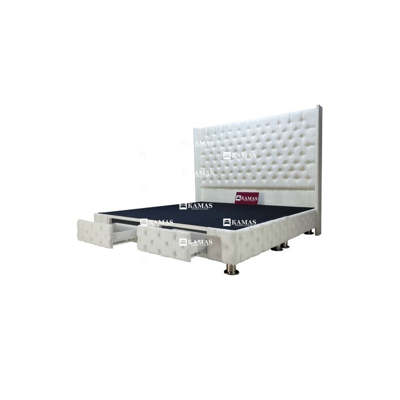 CAMA BOX EUROPEO QUEEN 2 CAJONES + CABECERA PEDESTAL | Homesleep.pe