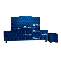 CAMA BOX AMERICANO QUEEN + CABECERA PEDESTAL MAJESTAD + | Homesleep.pe