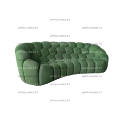 SOFA BUBBLE GREEN 3-2-1 | Homesleep.pe