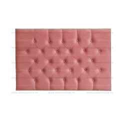 CABECERA AMERICANO KAMAS 1.5 PLAZAS ROSADO | Homesleep.pe