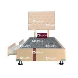 CAMA BOX 1.5 PLZ AMERICANO FUNCIONAL + CABECERA AEREA C | Homesleep.pe