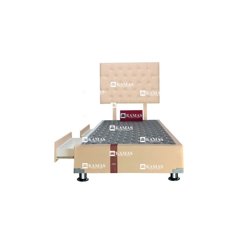 CAMA BOX 1.5 PLZ AMERICANO FUNCIONAL + CABECERA AEREA C | Homesleep.pe