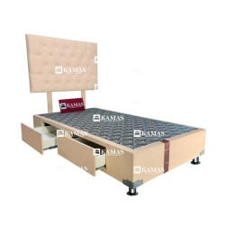 CAMA BOX 1.5 PLZ AMERICANO FUNCIONAL + CABECERA AEREA C | Homesleep.pe