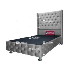 CAMA BOX 1.5 PLZ EUROPEO + CABECERA PEDESTAL EMPERATRI | Homesleep.pe