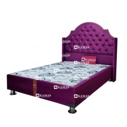 CAMA BOX 2 PLZ AMERICANO + CABECERA PEDESTAL CORONA | Homesleep.pe