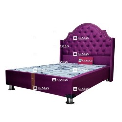 CAMA BOX 2 PLZ AMERICANO + CABECERA PEDESTAL CORONA | Homesleep.pe