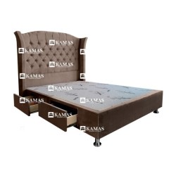 CAMA BOX 2 PLZ AMERICANO 2 CAJONES LATERALES + CABECERA | Homesleep.pe