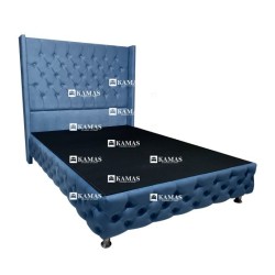 CAMA BOX 2 PLZ EUROPEO CAPITONE + CABECERA EMPERATRIZ  | Homesleep.pe