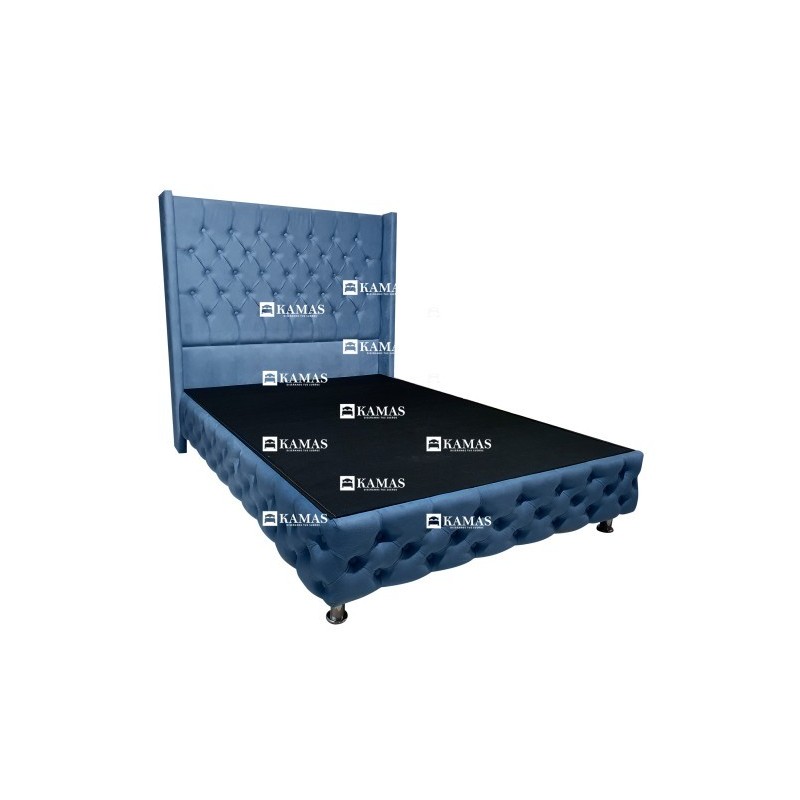 CAMA BOX 2 PLZ EUROPEO CAPITONE + CABECERA EMPERATRIZ  | Homesleep.pe