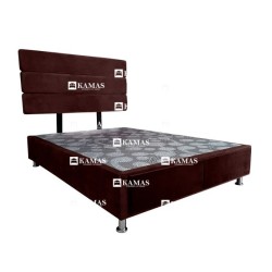 CAMA BOX 2 PLZ AMERICANO + CABECERA AEREA BLOQUES HORIZ | Homesleep.pe