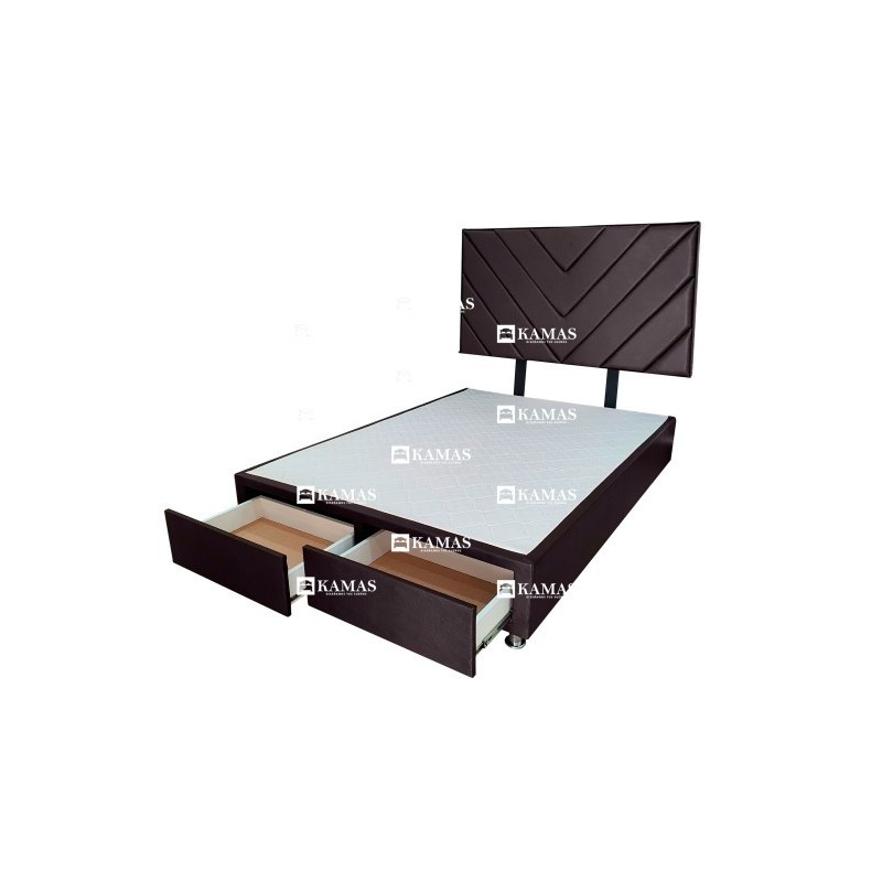 CAMA BOX 2 PLZ AMERICANO CAJONES AL PIE + CABECERA AERE | Homesleep.pe